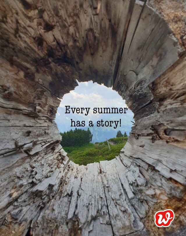 Sommer, Berge, Natur, every summer has a story, Lettering, Berge