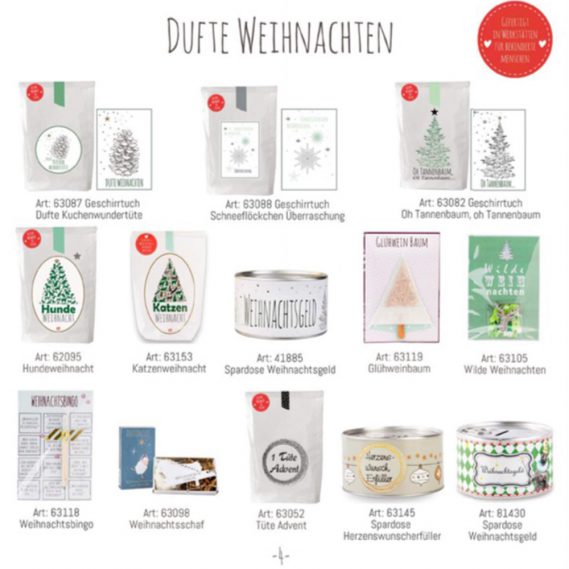 Dufte Weihnachten Katalogseite