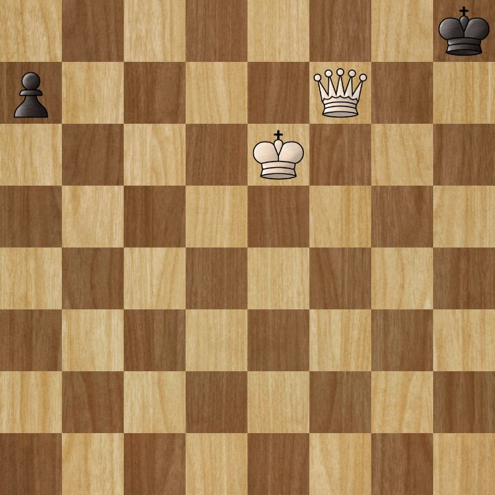 Is this position stalemate? Notice the pawn on the side of the board for black.