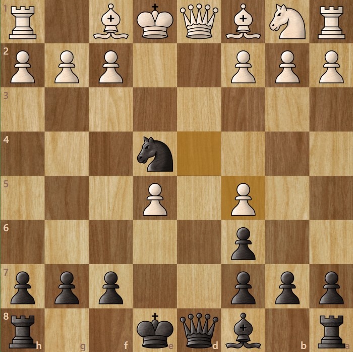 Chessboard diagram showing trap #6