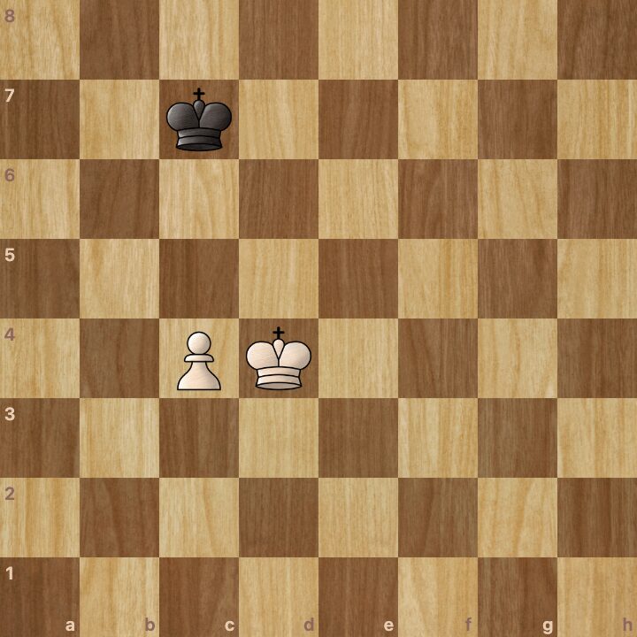 White to move and take opposition.