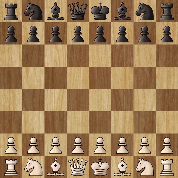 The starting chess position.