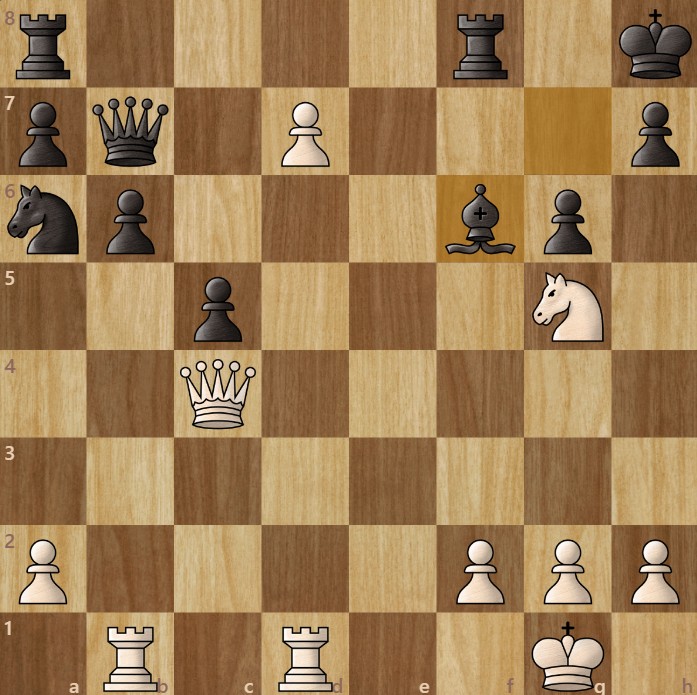 A chessboard diagram showing the rooks-behind-passed-pawns principle.