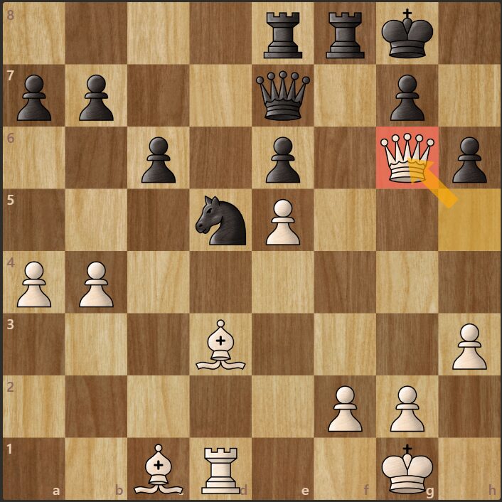 Exchange Sacrifice To Exploit A Weak Color Complex - 4