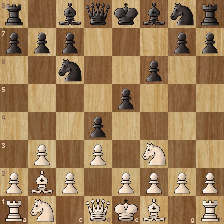 The fianchetto is not as powerful in this closed position.