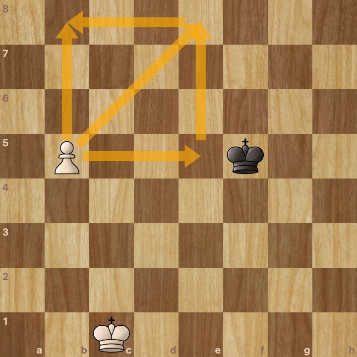 The chess tactic of the square.