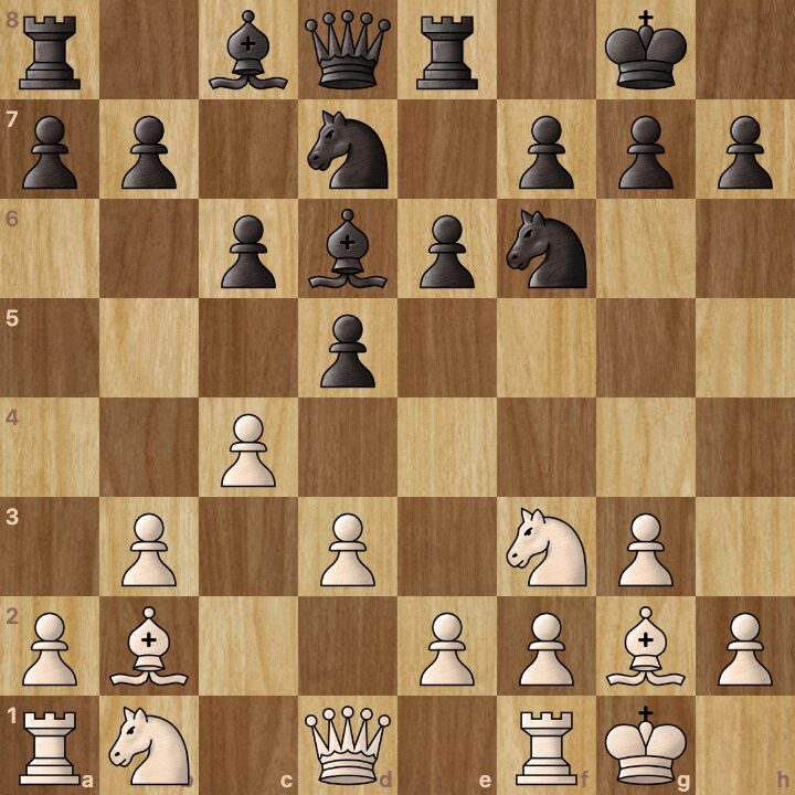 An example of a fianchetto.