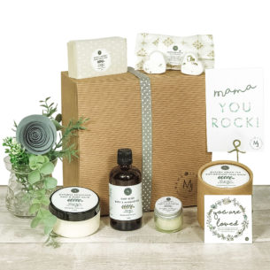PREGNANCY PAMPER GIFT BOX HAMPER baby shower GREY2 (1)