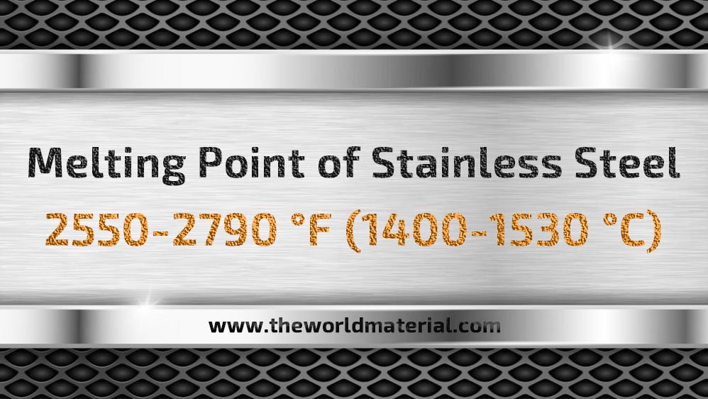 melting point of stainless steel 316 304 melting temperature temp