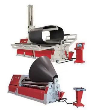 Four Roll Plate Rolling Machine