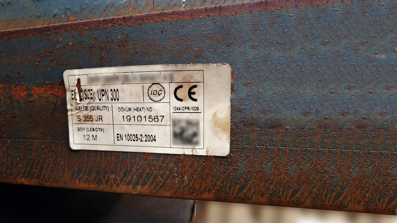 Steel material S355JR 1.0045