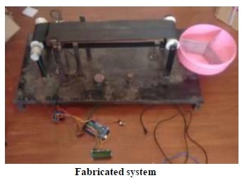 Design and manufacture of automatic weight classifying machine