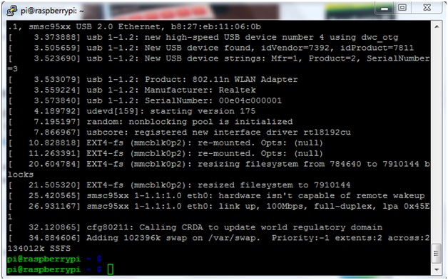 Raspberry pi reconhecendo o dispositivo USB