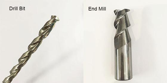 End mills and drills