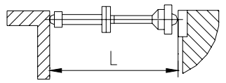 Rear retaining material positioning accuracy