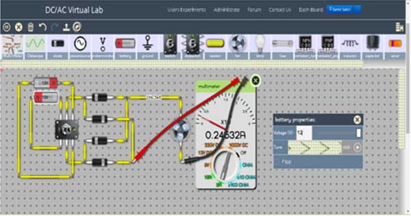 Laboratório Virtual DC/AC