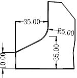 Gooseneck Punch Split Graphic Horn