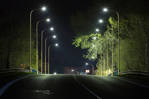 iluminación llevada al aire libre