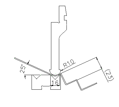 second method for bending a profile nine times