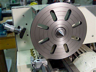 placa frontal de accesorios de torno
