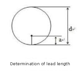 Determination of lead length