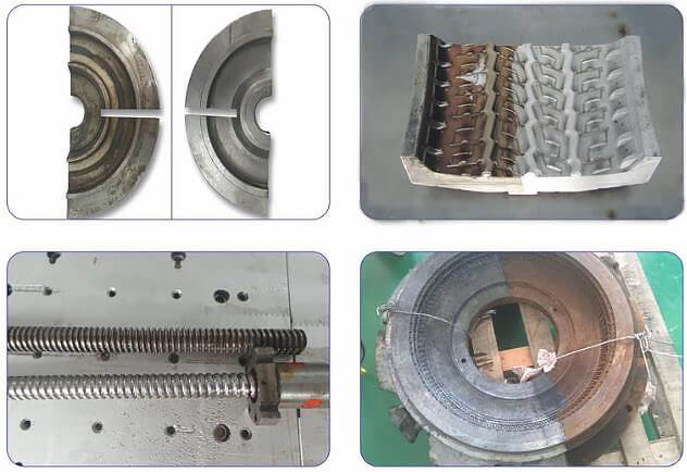 Efecto de la limpieza láser de moldes de neumáticos.