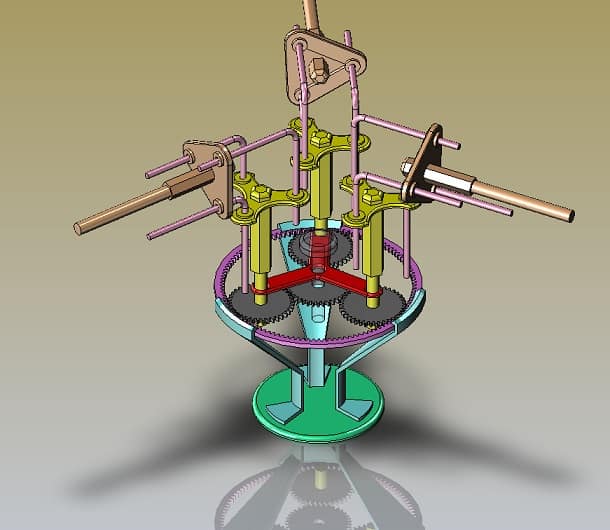 combinación de transmisión sin engranajes y engranaje epicicloidal