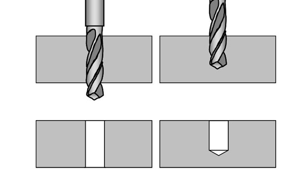 Blind Hole vs. through hole