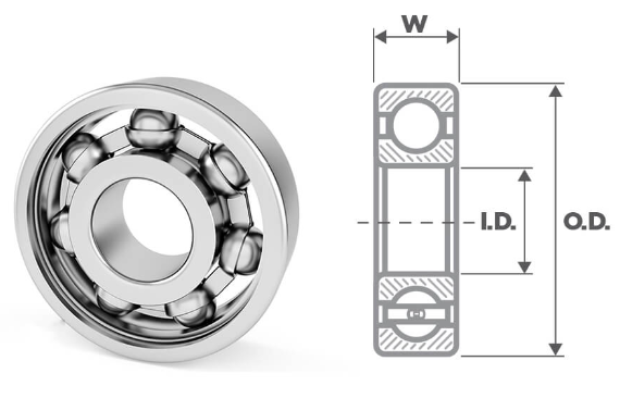 bearing dimensions