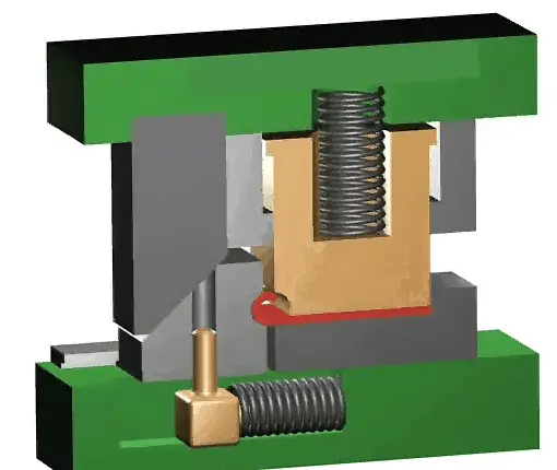 Hinge Part Single Bending Die