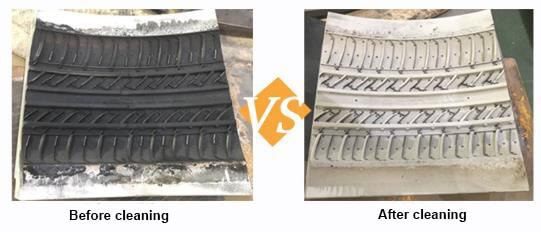 Effect of laser tire cleaning