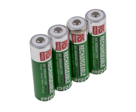 Image of cylindrical NiMH batteries