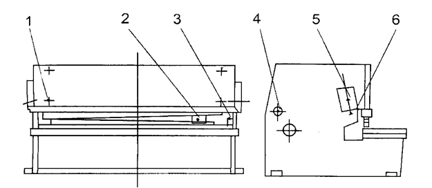 estrutura da máquina de corte