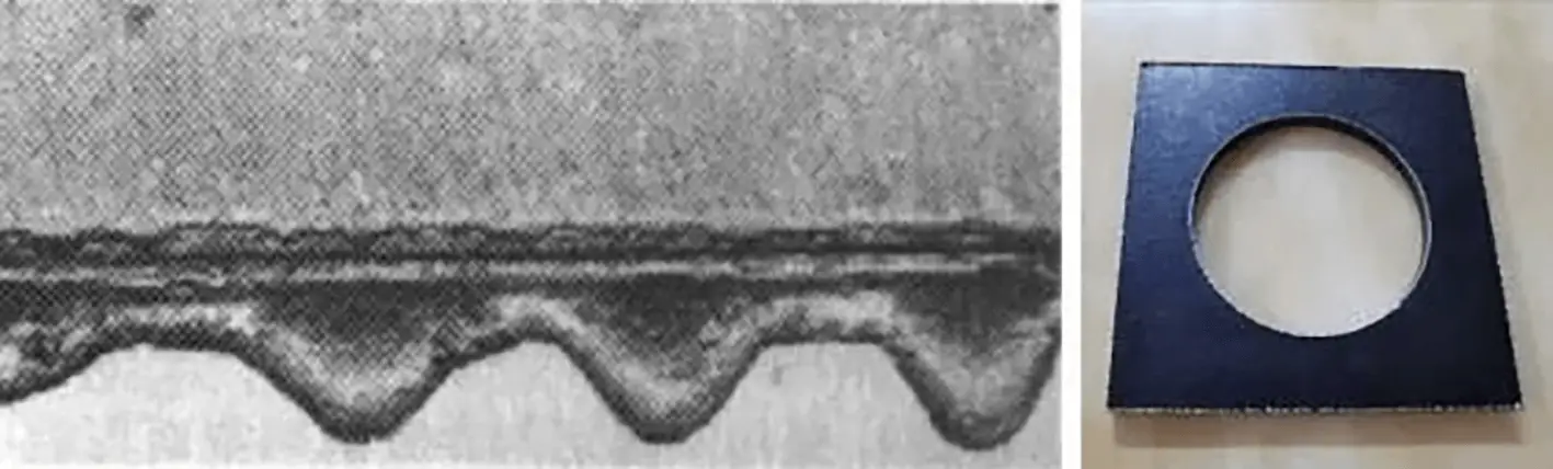 Fig.6 Escoria adherente