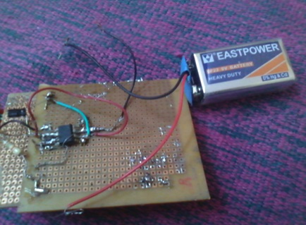 Circuito para bug do transmissor FM