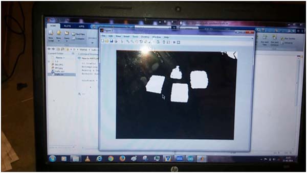 Imagem de imagem filtrada de tráfego no Matlab
