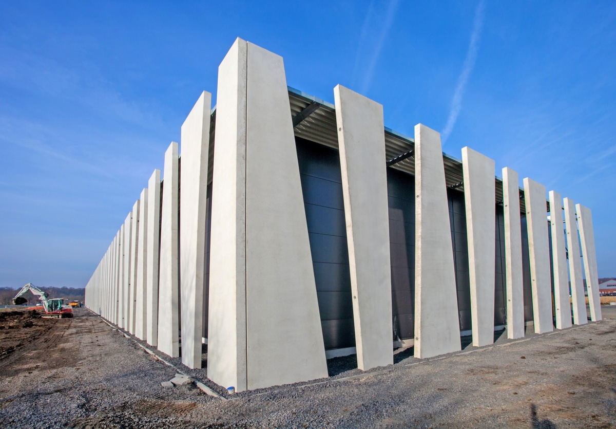 edifícios pré-fabricados