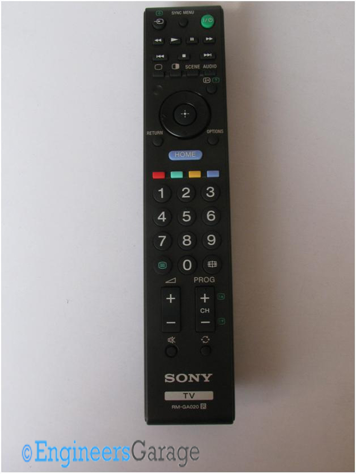 Controle remoto para TV LCD Sony RMGA020