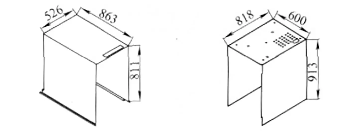 Fig. 1 Recipiente interno Fig. 2 Revestimento externo