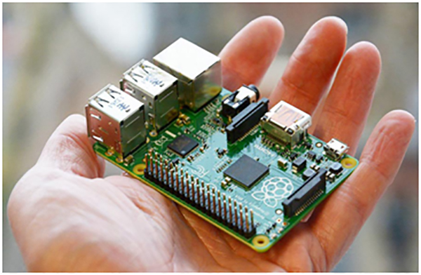Imagem típica do Raspberry Pi 2