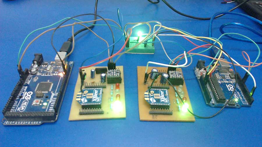 Protótipo de coordenador e roteador Zigbee baseado em Xbee e Arduino 