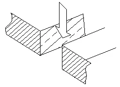 When the air flow is too large, the cutting surface is thicker and the seam is wider