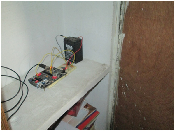 Protótipo de circuito baseado em modem Wi-Fi Arduino e ESP8266 usado para registro de dados