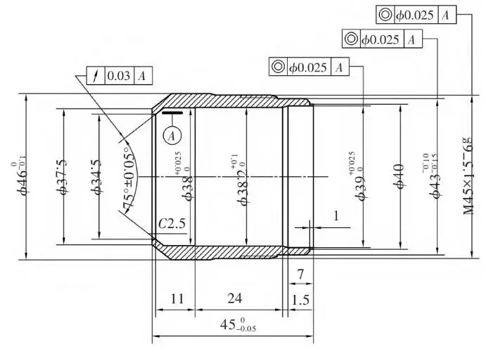 Desenho de peças de buchas de paredes finas - pesquisa de otimização em parâmetros de torneamento de processos importantes para peças de buchas de paredes finas