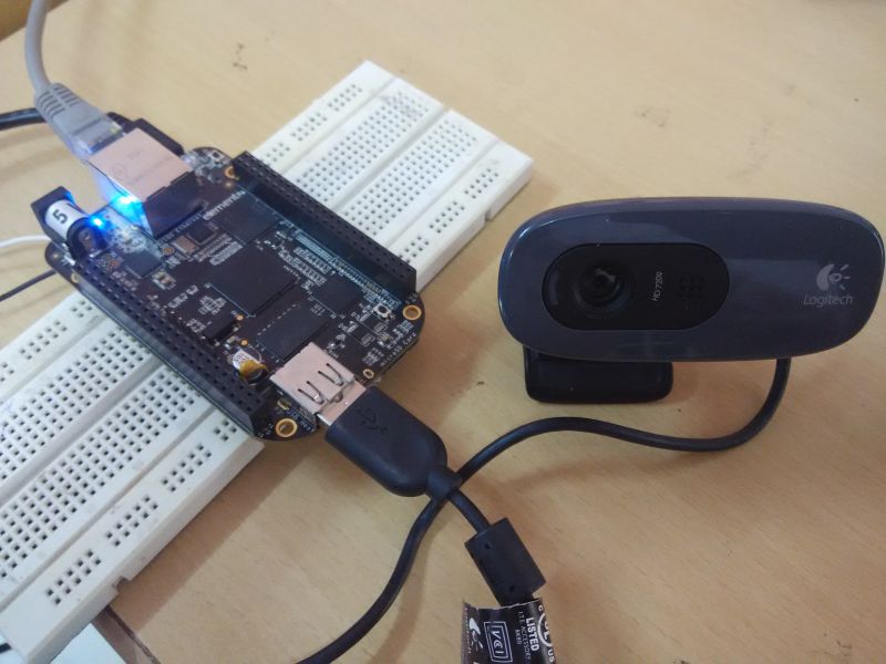 Protótipo de câmera de segurança baseada em Beaglebone Black