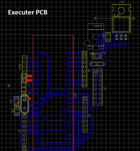 PCB do executor do programa