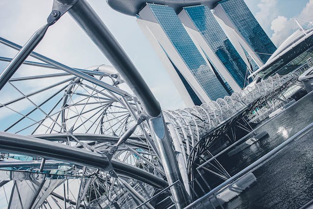 El puente Helix, Singapur