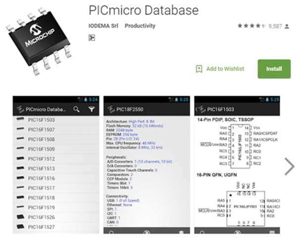 Banco de dados PICmicro