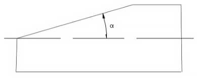 Workpiece with easy collapsing edge