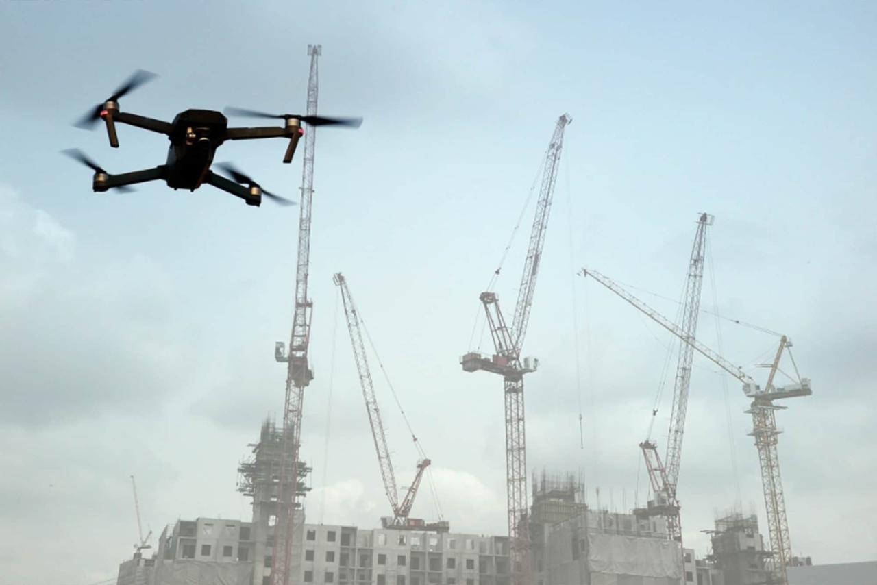 Drone de construcción Vamos a construir